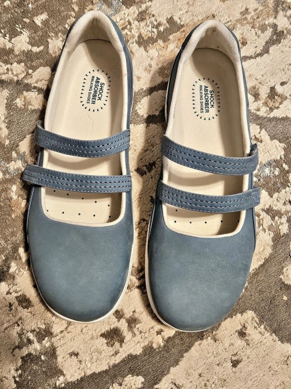 Propét Twilite Walker Mary Jane Walking Shoes Blue US 10 1/2